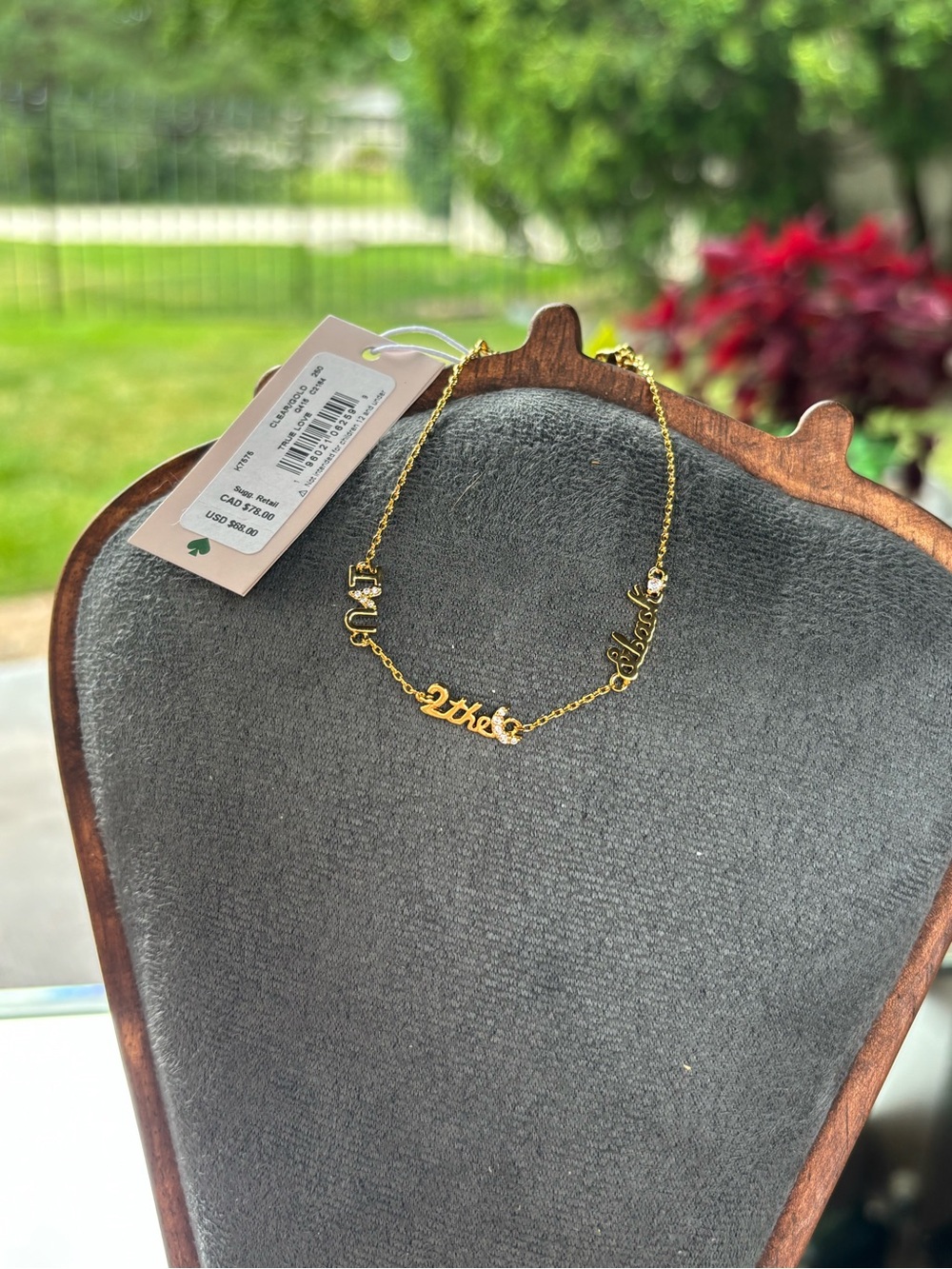 Kate Spade New York "True Love" I Love You To The Moon Bracelet.NWT - Picture 7 of 11